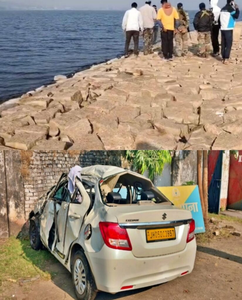 झारखंडः धुर्वा डैम में जा गिरी अनियंत्रित गाड़ी, जज के 2 बॉडीगार्ड समेत 3 पुलिसकर्मियों की मौत, शव बरामद