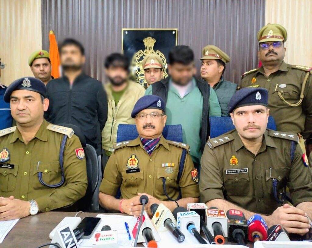 एटीएम उखाड़कर ले जाने वाले गिरोह का खुलासा, पांच आरोपित मुठभेड़ में गिरफ्तार