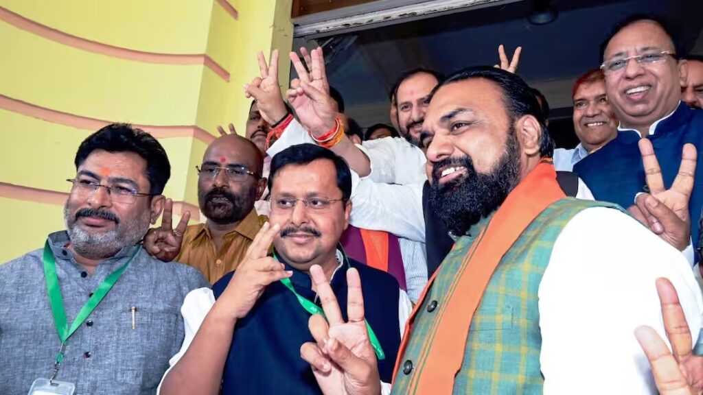 बिहार: राज्यसभा के सभी पांच सीटों पर NDA की जीत, महागठबंधन को बडा झटका nda