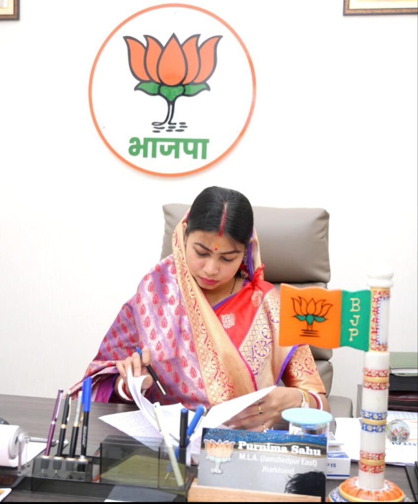 कुरमाली भाषा को शैक्षणिक पहचान दिलाने को विधायक पूर्णिमा ने मुख्यमंत्री को लिखा पत्र