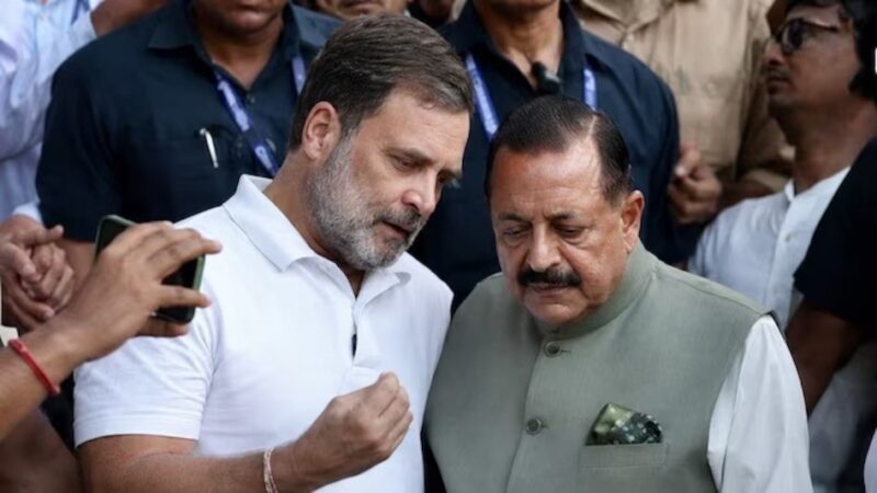 अपनी ही बात से मुकर गए राहुल गांधी : डॉ जितेंद्र सिंह