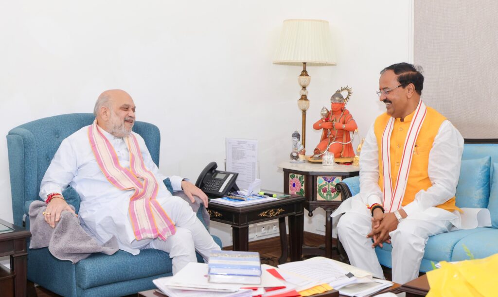 केशव प्रसाद मौर्य ने अमित शाह से की मुलाकात, मिशन 2027 पर हुई चर्चा