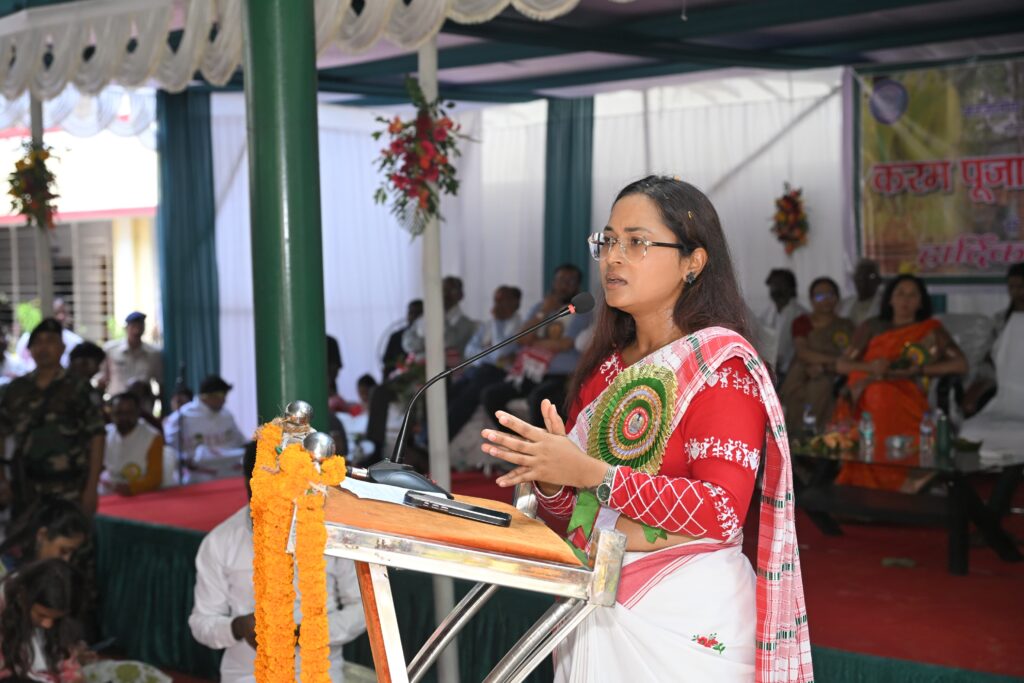 करम पर्व प्रकृति, संस्कृति और सामुदायिक जीवन-दर्शन से जुड़ने का अवसर : शिल्पी नेहा तिर्की
